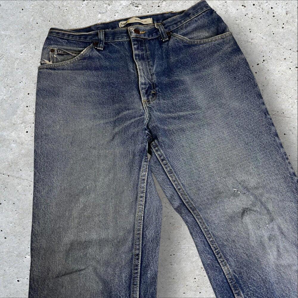 Men's‎ Lee Relaxed Regular Fit Denim Jeans 34x32 - B2 - Picture 4 of 6